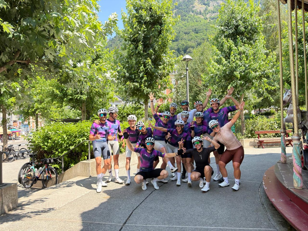 El grupo ciclista en Francia, semana del Tour